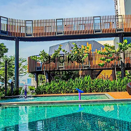 Stylish Balcony Kl At Trion 2 By Hck Apartment Kuala Lumpur Exterior photo